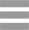 Icône représentant une grille horizontale constitué de trois barreaux de couleur grise